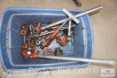 Ridgid 300 Power Threading Machine, With Blue Tote, With Cutters, Dyes And