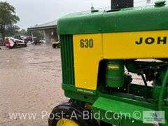 John Deere 630 Narrow Front Tractor, With Power Steering, Newer Paint, Seri