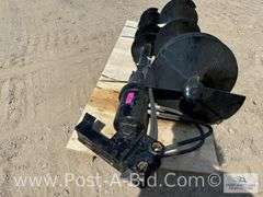 3-Post Hole Diggers For Mini-Excavator, 7", 12", 15" Augers.