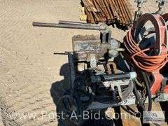 Pipe Fuser With Cutter And Heat Pad, Hand Hydraulic And 2 Sets Of Dies.