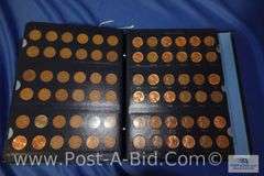 Lincoln Cent Book 1: 1909-1995, 252 Coins, 6 Short Of A Full Set, Whitman C