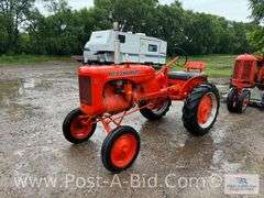 Restored Allis Chalmers B Tractor With Crank Start, PTO. Runs And Drives.