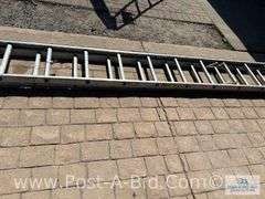 Werner 20' Aluminum Extension Ladder, D-1120-2X.