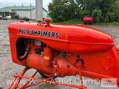 Restored Allis Chalmers B Tractor With Crank Start, PTO. Runs And Drives.