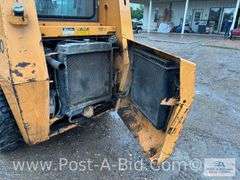 1989 Case 1840 Diesel Skidloader With 61" Bucket, Cab With Door,