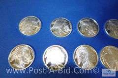 10 x 1 oz. .999 Fine Silver Rounds.