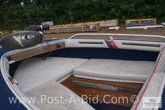 1989 Northwoods 16' Boat- No Motor, Has Minnkota 40 Lb Thrust Bow Mount Tro