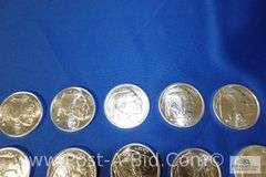 10 x 1 oz. .999 Fine Silver Rounds.