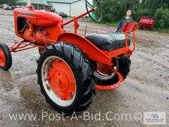 Restored Allis Chalmers B Tractor With Crank Start, PTO. Runs And Drives.