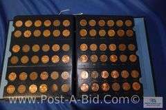 Lincoln Cent Book 1: 1909-1995, 252 Coins, 6 Short Of A Full Set, Whitman C