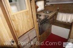 Leer Slide in Pick Up Camper, 1977, 8 1/2' Has AC, Stove, Furnace, Bathroom