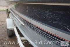 1989 Northwoods 16' Boat- No Motor, Has Minnkota 40 Lb Thrust Bow Mount Tro