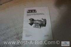 Jet 8" Variable Speed Grinder ON Stand With Manual, Works.