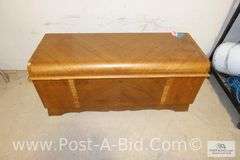 Vintage Cedar Chest, 46" L x 20 1/2" T x 17", No Key.