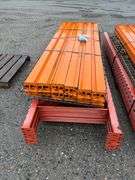 Pallet Racking 3-36" x 10' Sturdibuilt Uprights, 12-92" x 5" Sturdibuilt Beams, With 24-Sturdibuilt 