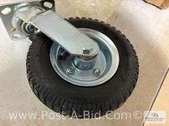 4-Pneumatic Wheels/Tires 2.5-4, 2-Swivel And 2-Fixed, 3" Extension With 1 3