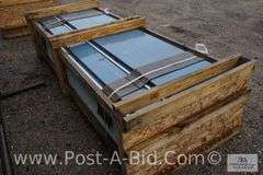 EM15-1211 CF Wall 12 24 Ga AZ50 Kynar Tahoe Blue Sheet Metal, Approx. 43 Pi