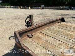 2015 Rice 18' Tandem Axle Trailer With Ramps, Pintle Hitch Hook Up, VIN# 4R