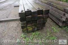 Bundles Of 14' Wood Cross Arms, Approx. 25 Each.