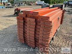 Heavy Duty Pallet Racking Crossbeams, Approx. 55 At 8' Long.