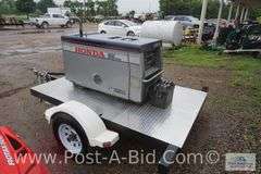 Honda Liquid Cooled Diesel 12,000 Watt Generator With Less Than 300 Actual