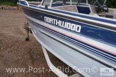 1989 Northwoods 16' Boat- No Motor, Has Minnkota 40 Lb Thrust Bow Mount Tro