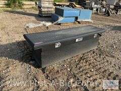 Black Truck Tool Box 5' Long By Tractor Supply, No Key.