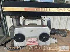 DeWalt Radial Arm Saw, 120 V, 3,450 RPM, Model 740 Powershop, 3" Cut, 2 HP,