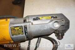 DeWalt 1/2" Right Angle Drill DW124, In Case.
