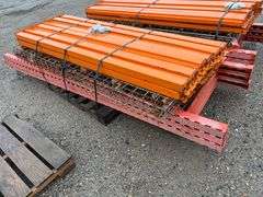Pallet Racking 3-36" x 10' Sturdibuilt Uprights, 12-92" x 5" Sturdibuilt Beams, With 24-Sturdibuilt 