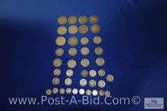 10-Silver Dollars Years 1879-1927, 10-Silver Half Dollars Years 1903-1963,