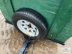 Shop Built 4' x 8' Trailer, 3' Sides, Lights, 1 7/8" Ball, Lifetime License