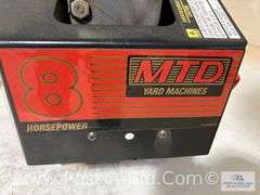 8 HP Tecumseh Electric Start Motor, Owner Stated, "Runs."