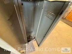 8 Door Locker, 78" T x 48" W x 12" D.