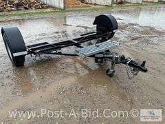 American Car Dolly With Ramps, Straps, Electric Brakes, 205/75 R14, Tires,