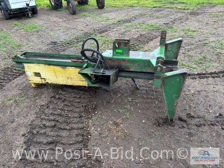 John Deere 3 Point Mount Hydraulic Post Pounder.