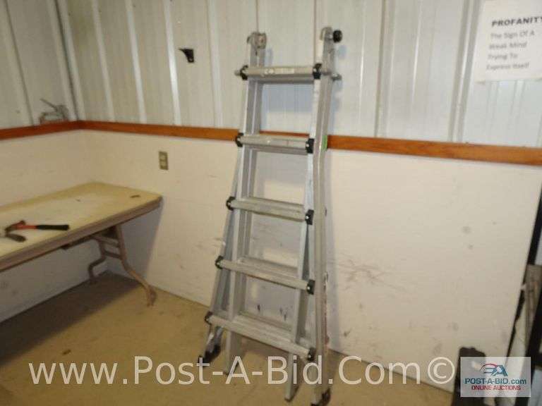 Gorilla Aluminum Ladder 4 In 1.