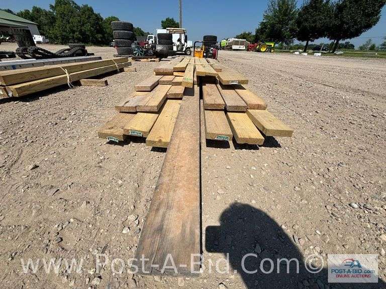 1-Bundle 2 x 6 Treated And Regular 2 x 6 Lumber.