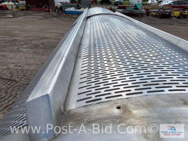 Large Stainless Steel Screen, 4' Diameter x 12' Long.