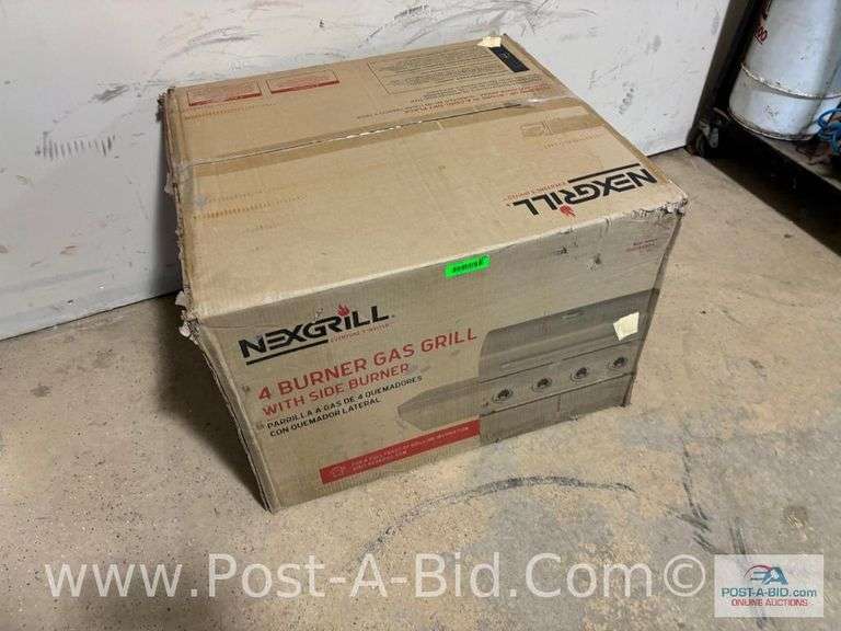 NexGrill 4 Burner Gas Grill In Box.