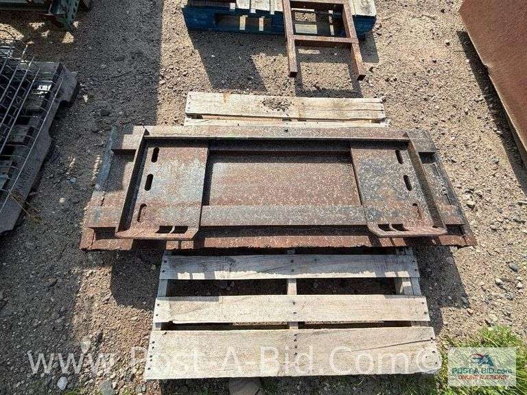 Skidsteer Quick Tach Blank.