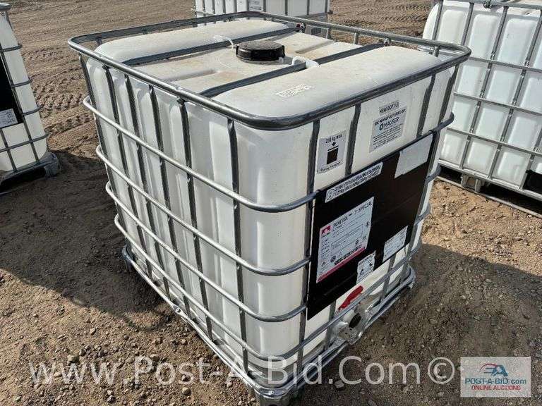 250 Gallon Poly Tank, "Food Grade, 1 Use"