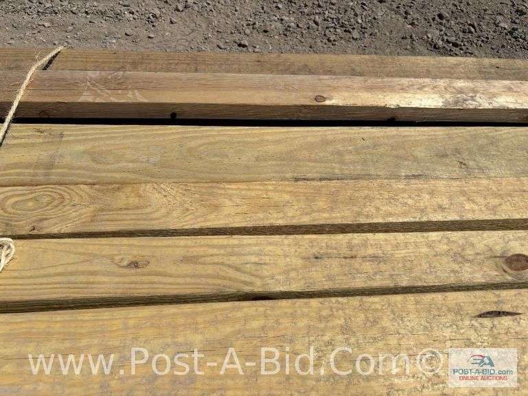 1-Bundle 2 x 6 Treated And Regular 2 x 6 Lumber.