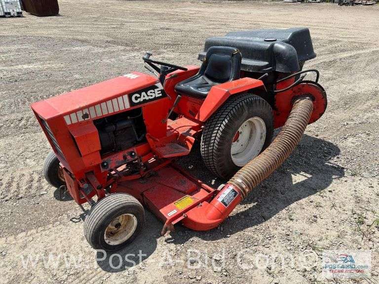 1980 Case 444 Hydrostatic Lawn Mower With Triple Bag Bagger, Kohl