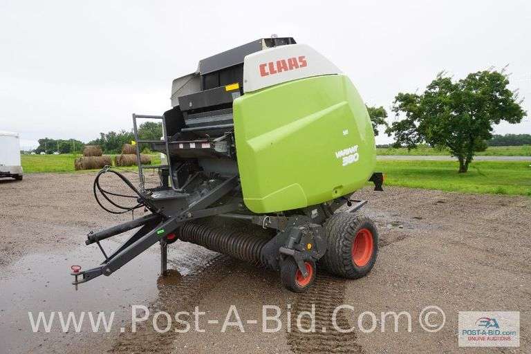 2009 Claas Round Baler, Variant 380RC, 4x6, Net Wrap Only, Pre Cu