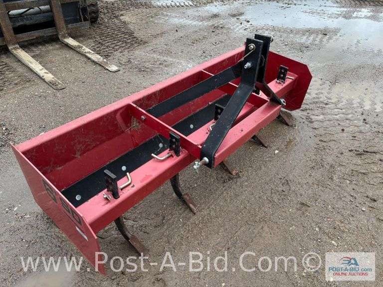 SD 6' Box Blade With 3 Point Hook Up.