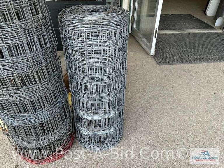 1 Roll 36" Page Wire And 1/2 Roll 48" Page Wire.