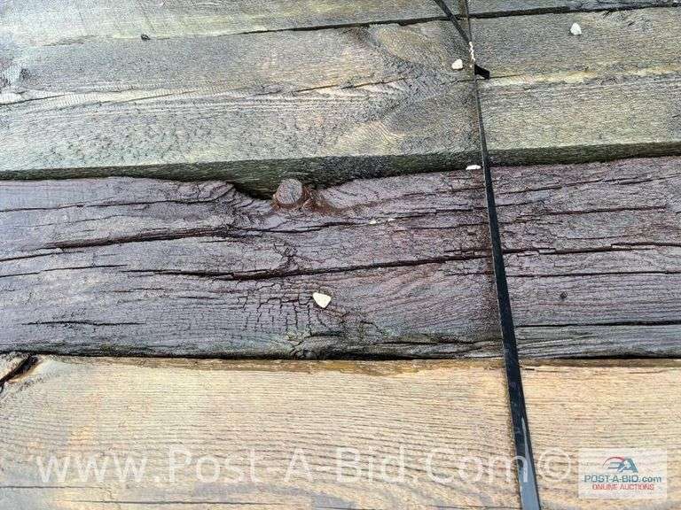 Pallet Of Approx. 20 Guardrail Timbers, Approx. 6' Long.