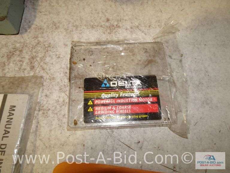 Delta 6" Grinder Model 23-680 Owner Stated "Never Used".