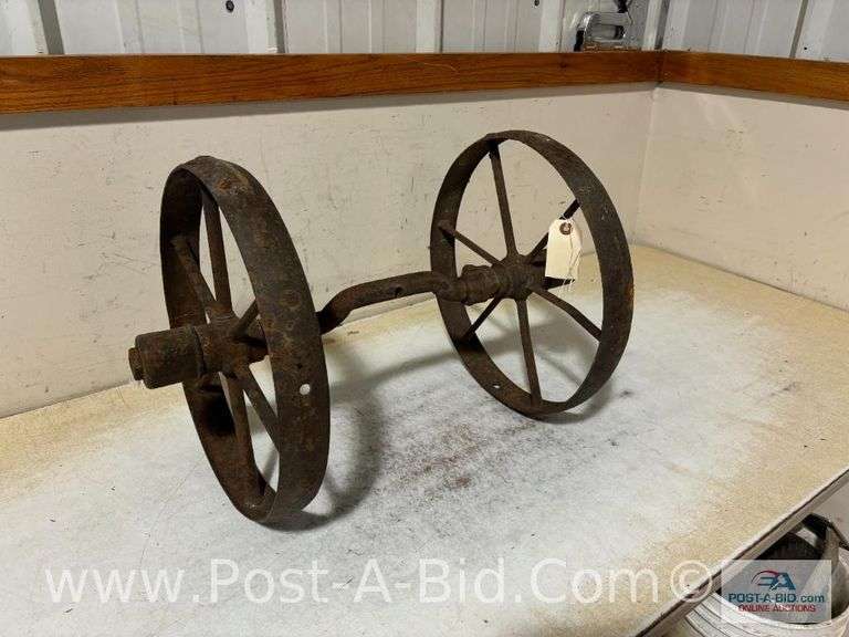 Pair Of Steel 16" Wheels.